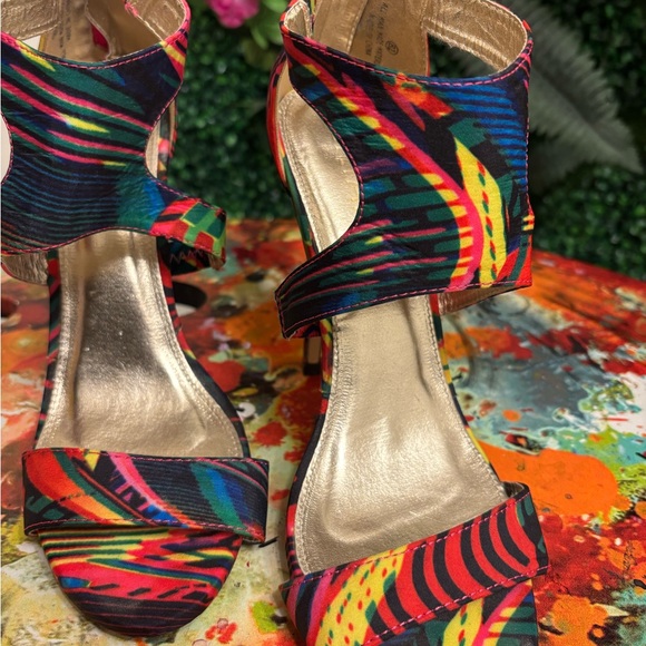 Liliana Shoes - Colorful Women's 2000s Heels